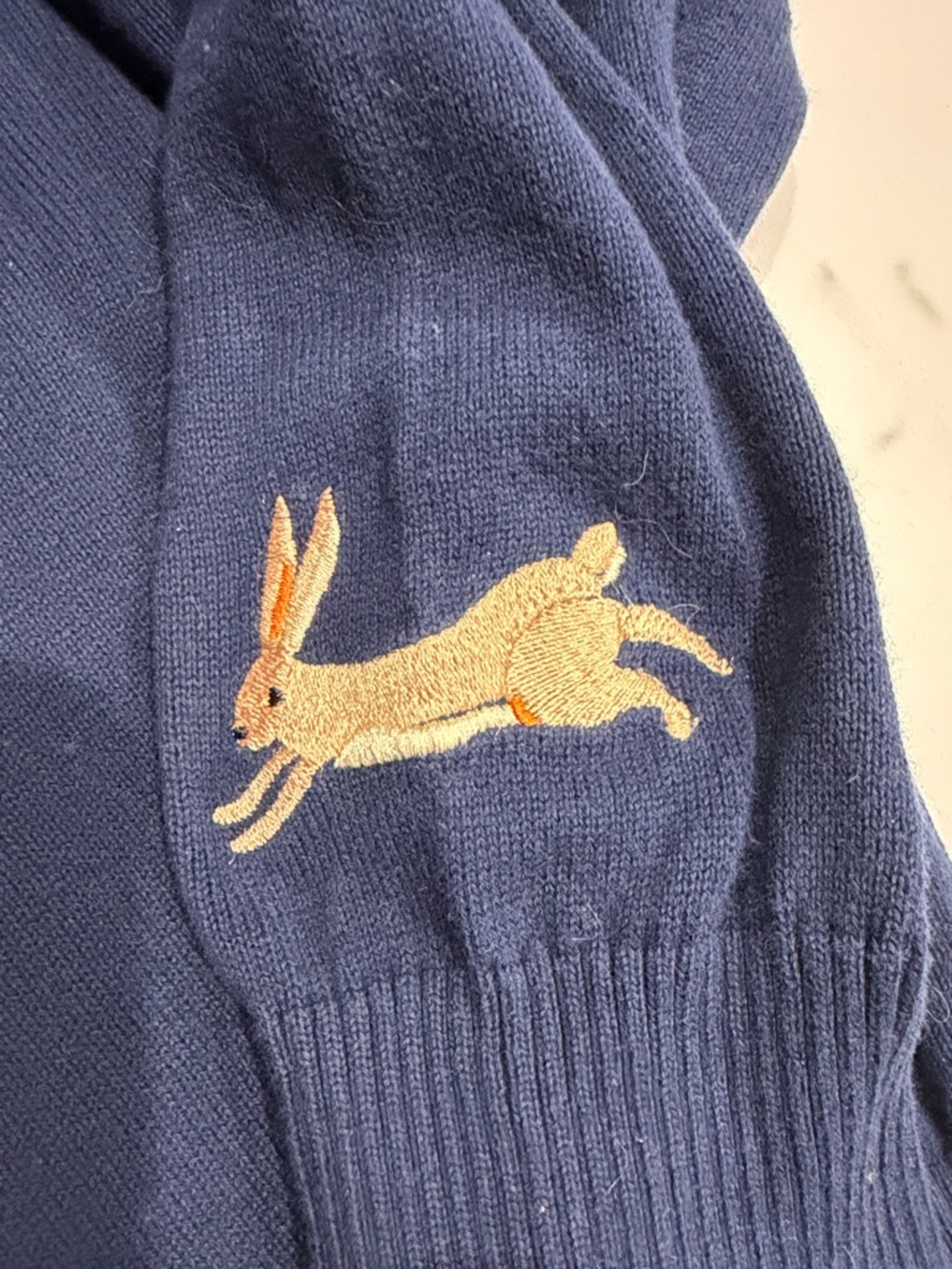 Collectif Vintage London Navy Embroidered Animal Cardigan - Picture 3 of 7